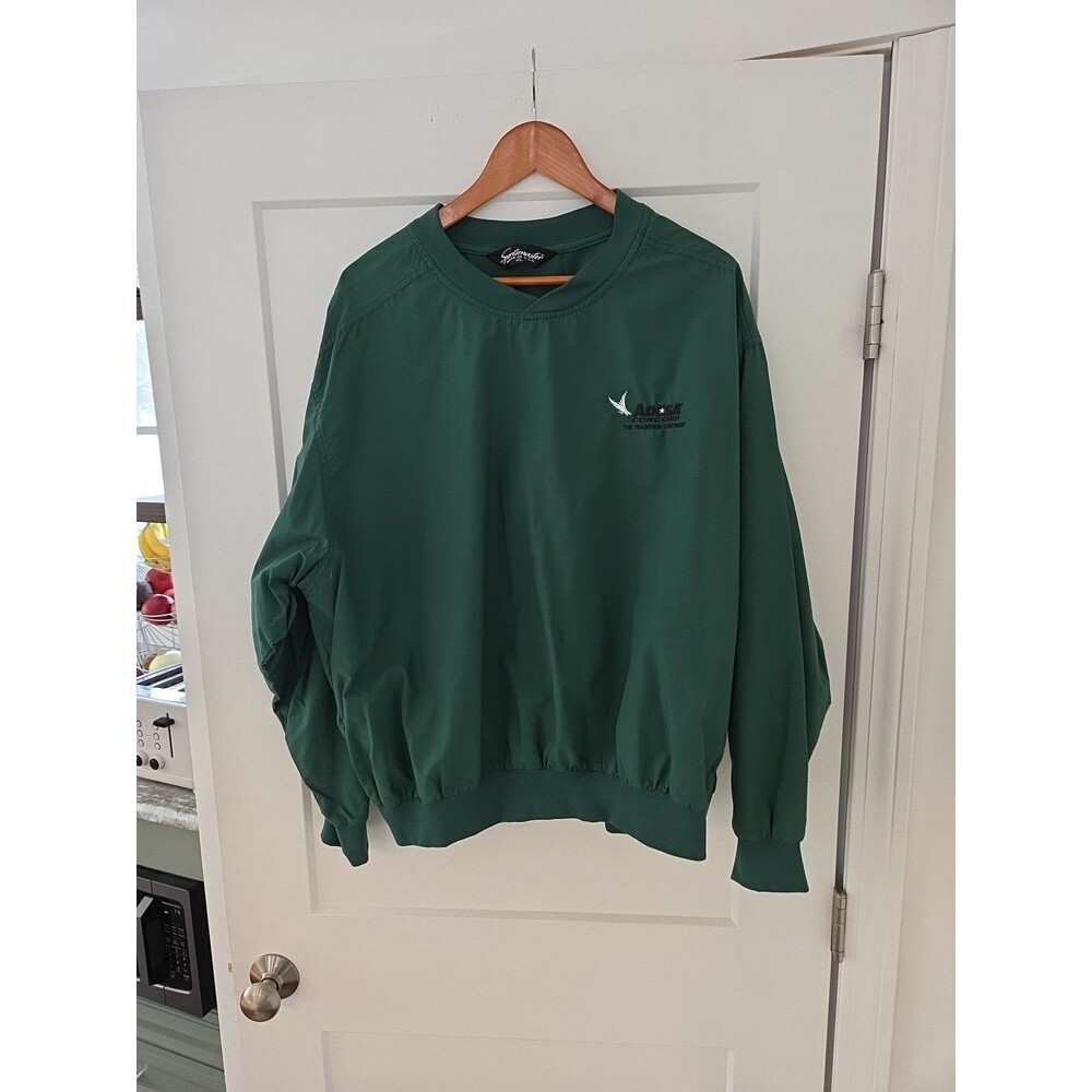#220 vintage Adesa Concord Men's Sportsmaster XL pullover light golf jacket